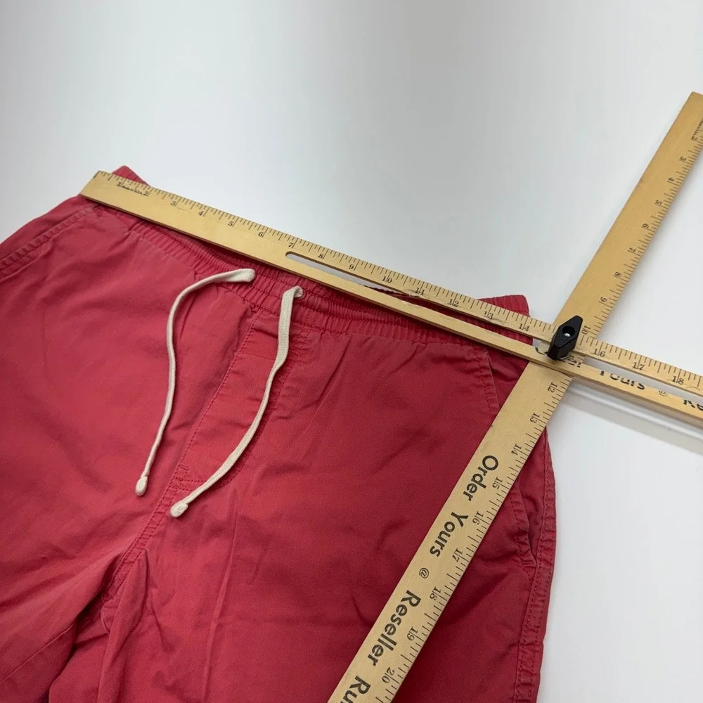 J Crew Shorts Mens Small Red Dock Stretch Preppy Summer Beach
